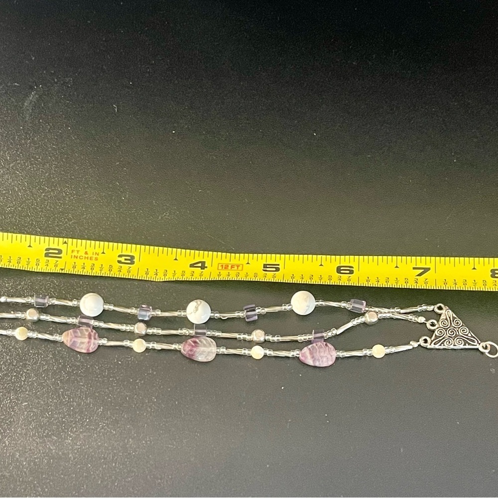 Natural amethyst stone bracelet - Picture 3 of 4